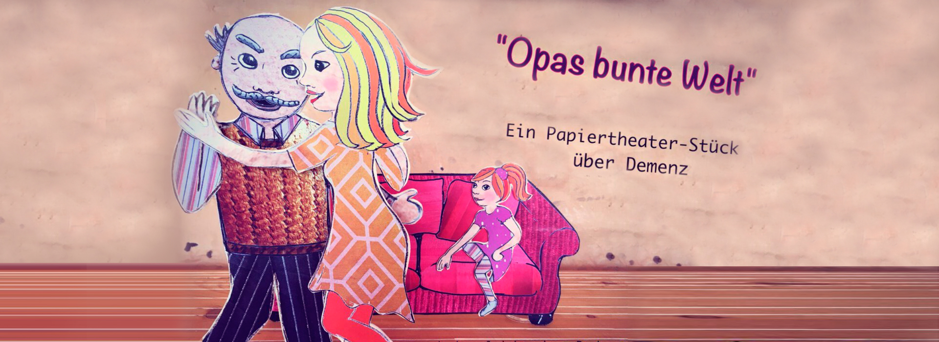 Opas Bunte Welt, ein Papiertheater von Wilmas Theaterwelt, Birgit Klinksieck, Petershagen
