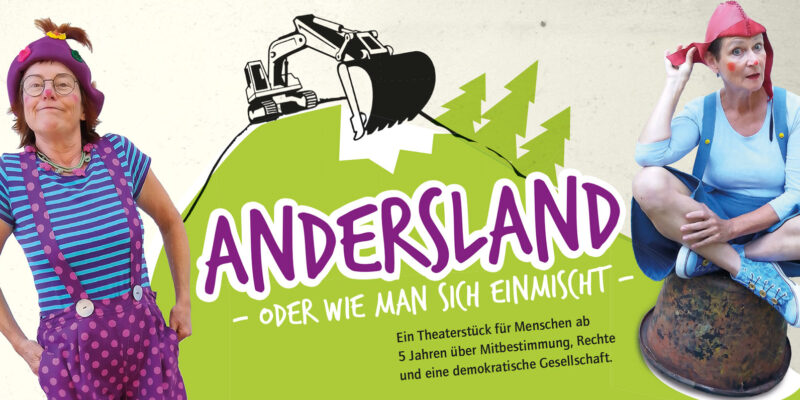 Titelbild Theaterstück "Andersland"