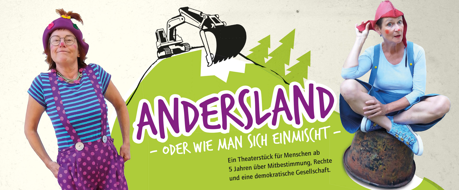 Titelbild Theaterstück "Andersland"
